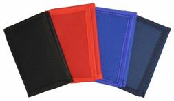 Boys Slim Trifold Kids Nylon Wallet Colors